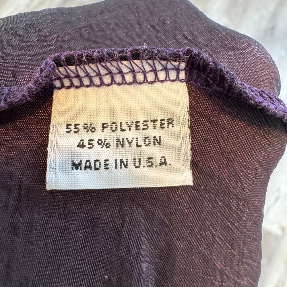 Bryn Walker Naida Tunic Plum Asymmetric Lagenlook Art to Wear Made USA Fall L - Picture 4 of 9